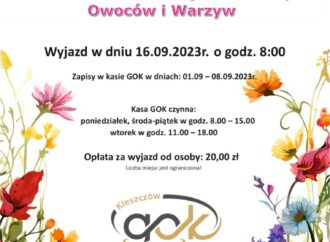 Zapisy na wyjazd na Skierniewickie Święto Kwiatów, Owoców i Warzyw.