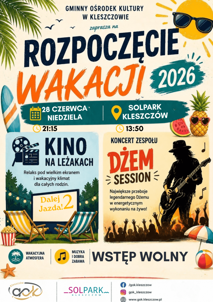 rozpoczecie wakacji 2026